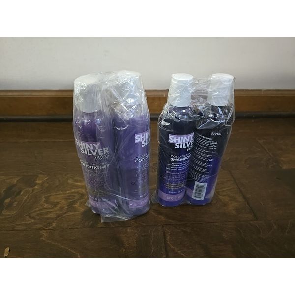 2 x One n Only Shiny Silver Ultra Conditioning Shampoo & Conditioner 12oz Set