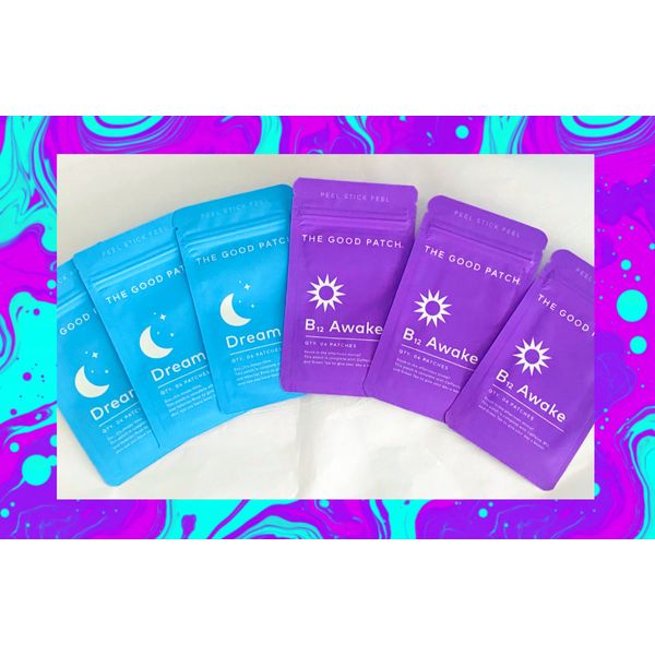 6 Pk. Gift Set! The Good Patch | 3pk. DREAM + 3pk. B12 AWAKE | 24 Patches