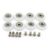 8X Shower Door Replacement Roller Wheel Runner Diameter 23mm with Screw M5