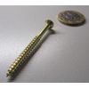 Brass #8 Phillips Flat Head Wood Screw x 2.00" Length, 50 Pcs