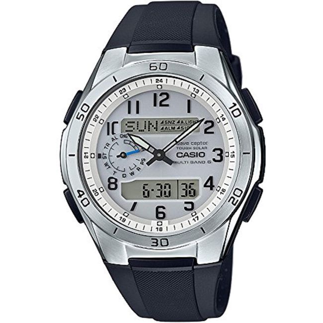 Casio Wave Ceptor WVA-M650 Series Solar Wrist Watch, wht, サイズ/H4.87×W4.35×D1.34cm