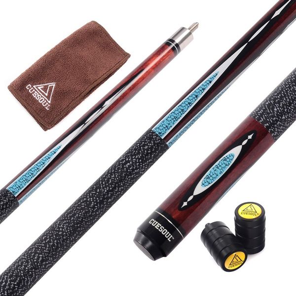 CUESOUL 58", 19 oz, Maple Wood, 1/2 Billiard Pool Cue (CSTB004)