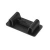 X AUTOHAUX 6pcs Rocker Switch Panel Cover Automotive Toggle Switch Hole Black