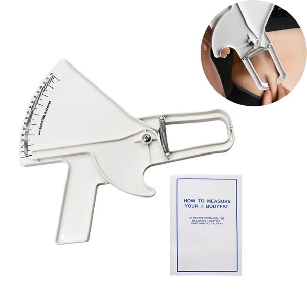 Skin Fold Body Fat Caliper Skin Fold Body Fat Analyzer & Handheld BMI Measurement Tool Skin Fold Caliper Device, Black