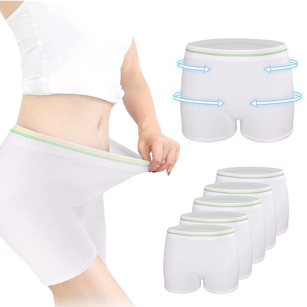 GOOKALA Postpartum Pants,Pack of 5 Maternity Pants After Birth Seamless Underwear C Section Breathable Comfortable Panties (L/XL)