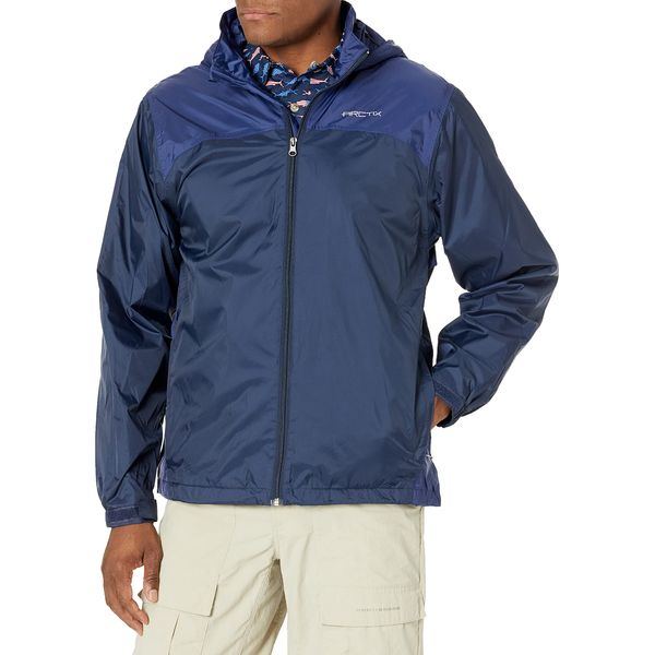 Arctix Men's Fleece Lined Rain Jacket, Bluenight Navy, Large