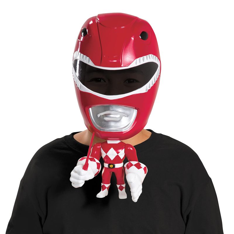 Disguise Red Ranger Mask, Official Mighty Morphin Power Rangers Mega ...