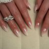 Kaichen Press On Nails - Gradient Medium Almond Nails | 15 Sizes - 30 Nail Kit with Adhesive Tabs