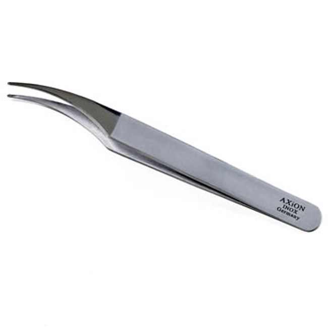 Solingen (Germany) AXiON<br> French type tapered tweezers high quality smoked finish #slg009890<br>