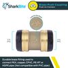 SharkBite 2" Brass Pressure Coupling