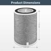 2-Pack HP201 Replacement Filter for Shark Air Purifier MAX HP202, HP232, UA205/ 