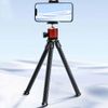 Evanveliry Super Clamp with Mini Ball Head Mount, Camera Clamp Mount with 1/4 Screw for LED Light