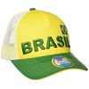 Outerstuff World Cup Soccer Brazil Mens -Jersey Hook Structured Meshback, White, One Size