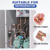 PATIKIL 5Pcs Copper Reducer 3/4" x5/16 ID Reducing Copper Coupling Fitting Pipe Adapter