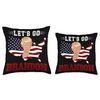 Let's Go Brandon Donald Trump Throw Pillow
