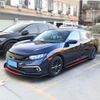 For MINI Cooper 78.7" Red Side Skirt Extension Body Kit Lip Splitters
