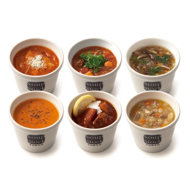 Official Store Soup Stock Tokyo Soup Set of 6 Casual Box (Side Dish Soup Set) / Gift, Gift, Birthday