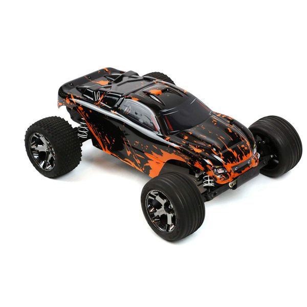 SummitLink Custom Body Muddy Orange Over Black Compatible for 1/10 Scale RC Car or Truck (Truck not Included) R-G-01