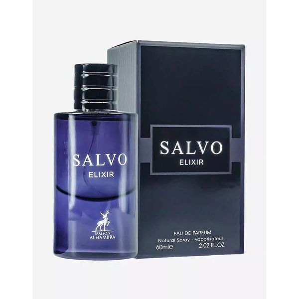 Salvo Elixir By Maison Alhambra 60 ML / 2.02 OZ EDP Spray For Men NIB Sealed