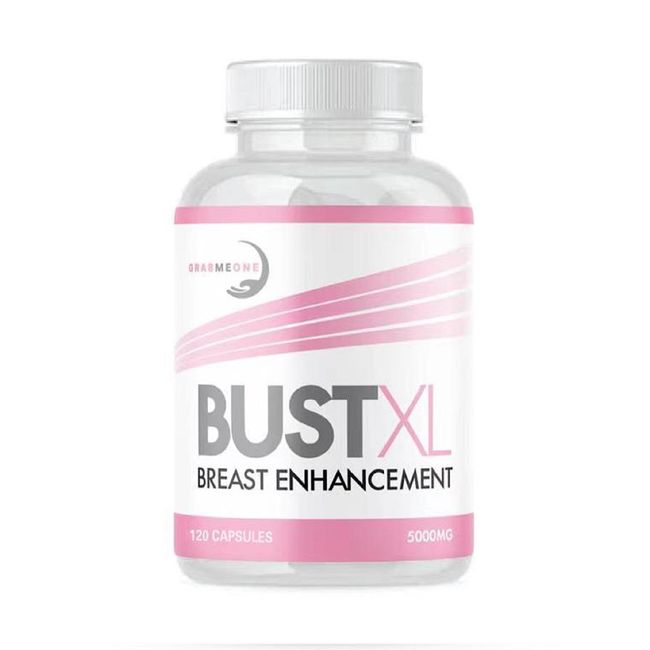 Bust XL - Breast Enhancement Pills, Enhance Breast Naturally, Fuller and Firmer Boobs (120)