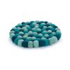 Cilio Lana Azzurro Round Coaster