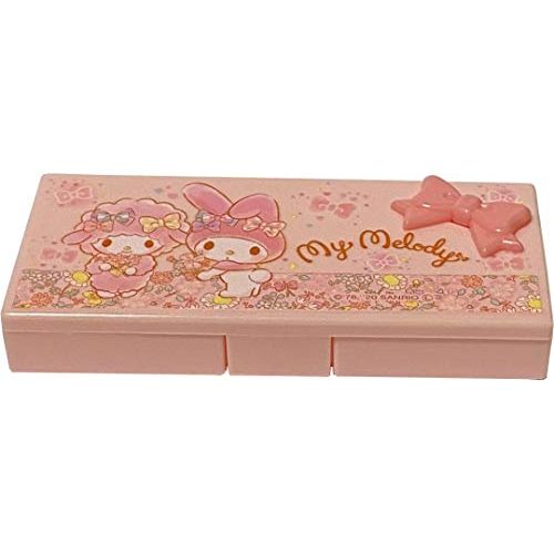 Sanrio SANRIO sanrio My Melody Container Cosmetic Care Case Makeup Travel Case (Flutter Ribbon)