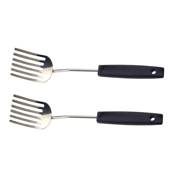 RSVP Fantastic Food Blending Fork Stainless Steel Scrambled Eggs FFF-10 (2-Pack)