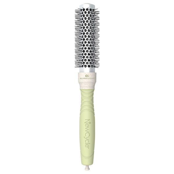 Olivia Garden NewCycle Round Thermal Hair Brush (not electrical) with ceramic barrel, ionic technology and made from 100% recycled material (except bristles)