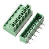 sourcing map 6-Pin 5.08mm Pitch Right Angle PCB Screw Terminal Block Connector 5 Sets