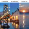 Walking Way 72mm Star Filter Sets Variable 4,6,8 Points Star Filter Starburst Filter Cross Screen Effect Filter Kit with Filter Pouch for DSLR Camera Lens