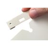 Vertical Blind Repair Clips - Flat Zinc - 10 Pack