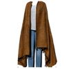 Yak Wool Blend |Blanket/Throw |Nepal |Handmade |Over-Sized | Gold & Black