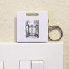 Azeeda 'Garden Gate' Keyring Tape Measure/Spirit Level Tool (KM00038302)