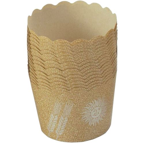 Shimomura 15726 Muffin Cups, Muffin Pans, 50 Pieces, Made in Japan, Heat Resistant, Kraft Paper, Oven Safe, Cake Cups