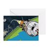CafePress Kerbal Space Program Folded Greeting Card Glossy