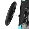 Light Blue Foldable Pet Jogging Stroller Dog Carriers Bicycle Trailer