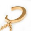 Rubby Stainless C Initial Chain with Pendant Pink Gold