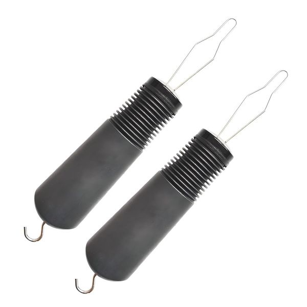 2 Pack Button Hook and Zipper Pull - Button Hook Tool - Button Helper Tool - 2 in 1 Dressing Aid Assist for Senior Elderly Arthritis Disabled