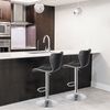 Shell Bar Stools Set of 4 Adjustable Height Swivel Bar Stools Dining Chairs Home