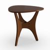 Side Table Brown Triangle End Table for Living Room Home Small Side Table Wood
