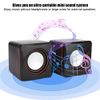 Hakeeta Mini Wired Speaker, 3.5mm Jack,USB port, for PC Computer, MP3, MP4, laptop(Black)