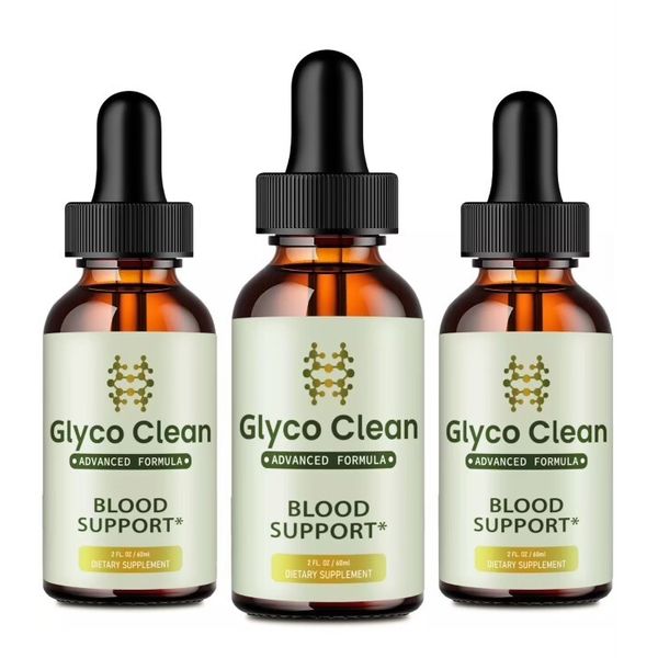 Glyco Clean Blood Support Advanced Formula Dietary Supplement Serum - (Pack 3)