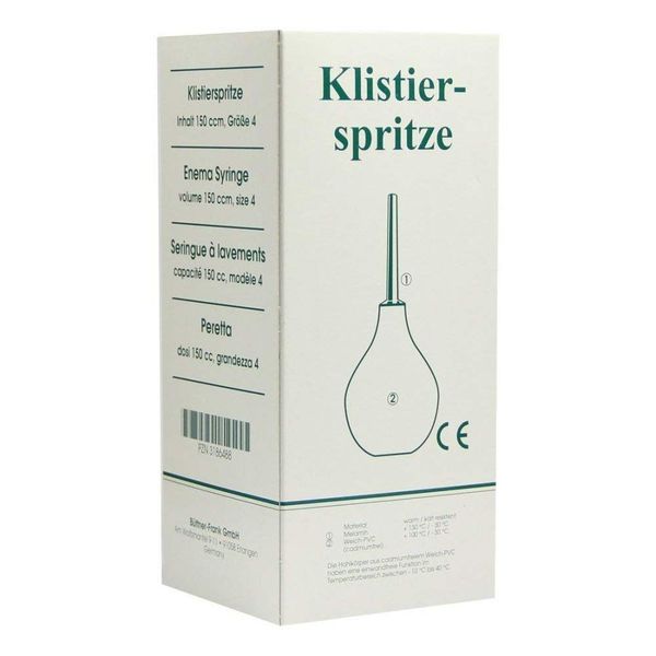 Enema Syringe Size 4 with Cannula 150 g (Pack of 1