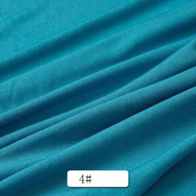 Silky Satin Jersey Fabric per Metre White 