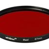vhbw Universal Farbfilter rot für Kamera Objektive mit 67mm Filtergewinde - Rotfilter