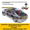Rear View Reverse Backup Camera Parking 170°Wide Angle Night vision Adjustable