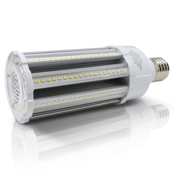 Bright Source 60w E40 LED Corn Light Bulb 6000k Daylight (7,800 Lumen) 140 Lumens Per Watt, 360° Beam Angle, Replaces Metal Halide/Son/HID/HPS for Parking, Stadiums, Warehouse & Factory