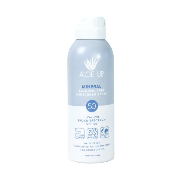 Aloe Up SPF 50 Mineral sunscreen spray