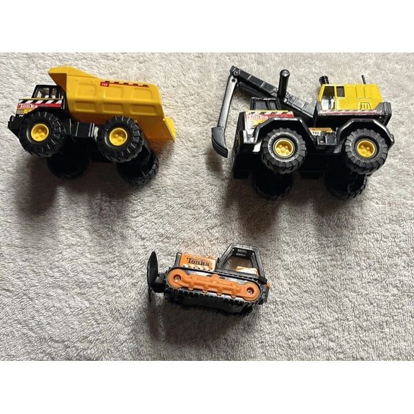 Lot Of 3 Mini Tonka Construction Toys