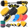 25x All Purpose Cleaning Kit Electric Drill Brush Attachment Set Power Scrubber